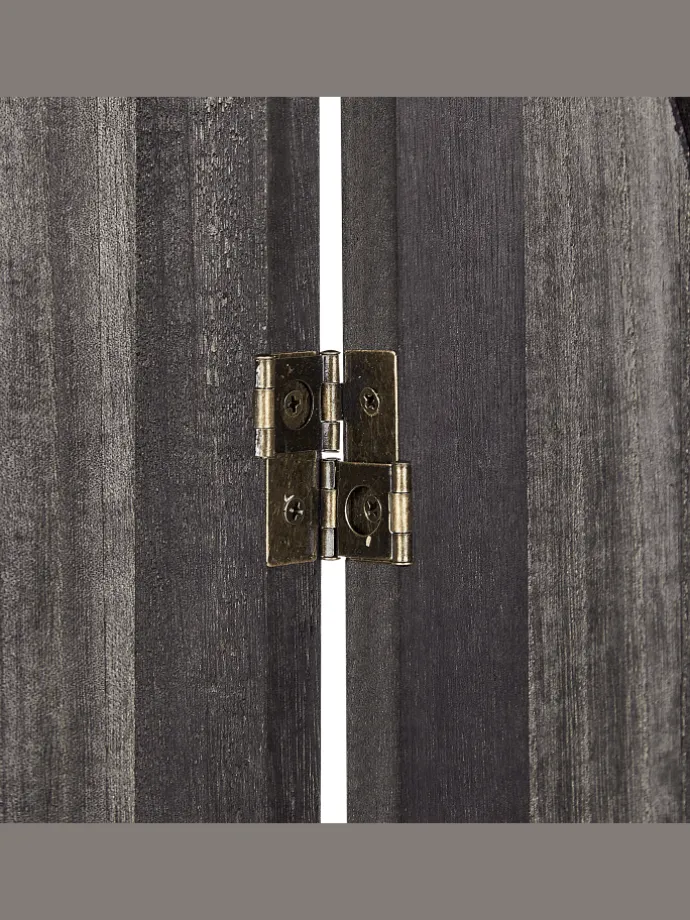 Paravent RIDANNA in Braun - (W) 163 x (H) 170 x (L) 2 cm