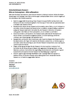 Paravent WHITEPARA90 in Grau