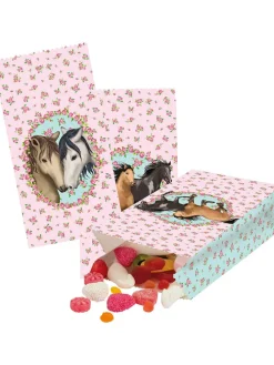 Partytüten "Pferd" in Rosa - 8 Stück