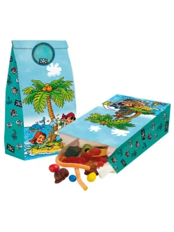 Partytüten "Pit Planke" in Türkis - 8 Stück