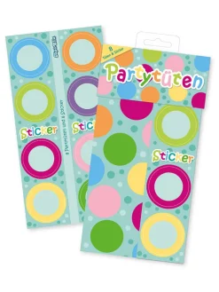 Partytüten "Punkte" in Grün - 8 Stück