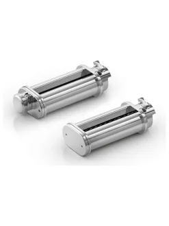 Pastavorsätze "PastaPassion" in Chrom - 2 Stück