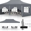 Pavillon 3x6m in Grau