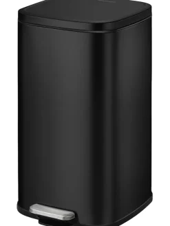 Pedal-Abfallsammler "London" in Schwarz - 6 l