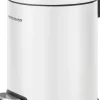 Pedal-Abfallsammler "Milano" in Weiß - 3 l