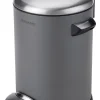 Pedal-Abfallsammler "Paris" in Grau - 3 l