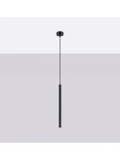 Pendelleuchte PERDITA 1 Schwarz H 47