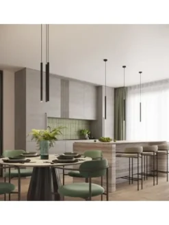 Pendelleuchte PERDITA 1 Schwarz H 47