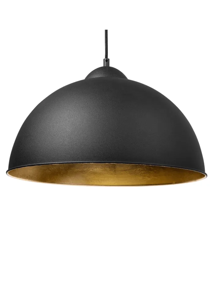 Pendelleuchten CETINA in Schwarz/Gold - (W) 40 x (H) 129 x (L) 40 cm