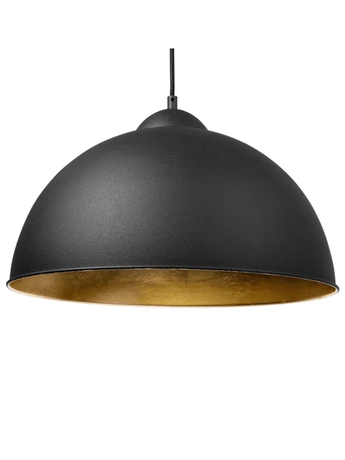 Pendelleuchten CETINA in Schwarz/Gold - (W) 40 x (H) 129 x (L) 40 cm