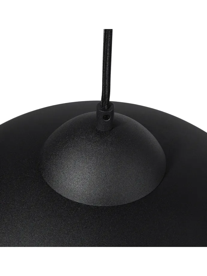 Pendelleuchten CETINA in Schwarz/Gold - (W) 40 x (H) 129 x (L) 40 cm