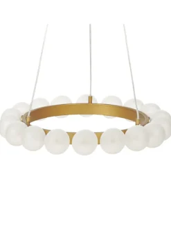 Pendelleuchten GEORGES in Gold - (W) 59 x (H) 146 x (L) 59 cm