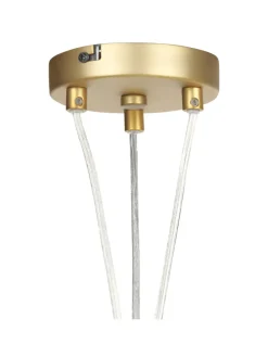 Pendelleuchten GEORGES in Gold - (W) 59 x (H) 146 x (L) 59 cm