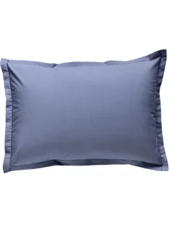 Perkal-Kissenbezug in Blau