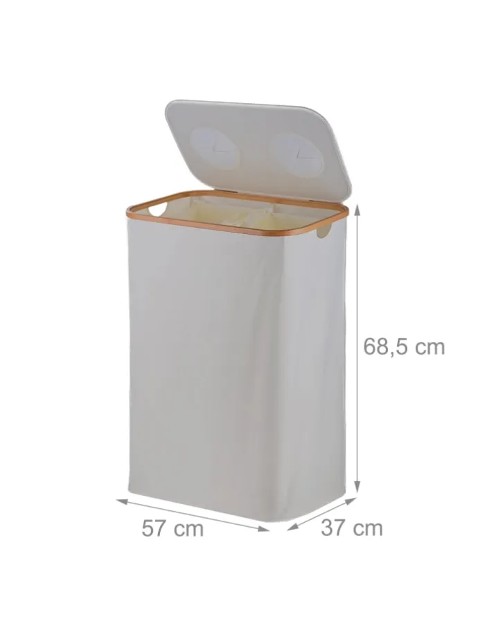 Pfandflaschen-Sammelbehälter in Beige - 140 Liter