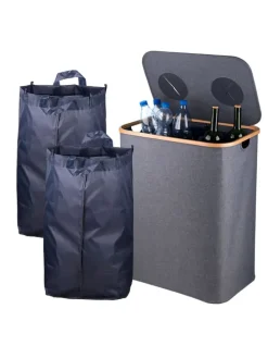 Pfandflaschen-Sammelbehälter in Grau - 140 Liter