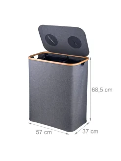 Pfandflaschen-Sammelbehälter in Grau - 140 Liter