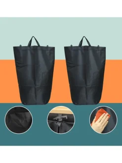 Pfandflaschen-Sammelbehälter in Schwarz - 170 Liter