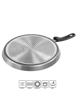 Pfannkuchenpfanne in Grau - Ø 24 cm