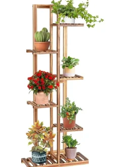 Pflanzenständer 6 Ebenen in Braun