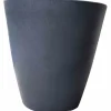 Pflanzgefäß Bilbao 50, Ø 50x50 cm in Anthrazit in Anthrazit