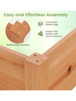 Pflanzkasten 240x60x25cm in Orange