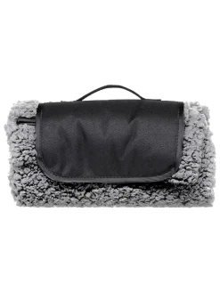 Picknickdecke in Grau - (L)150 x (B)50 cm