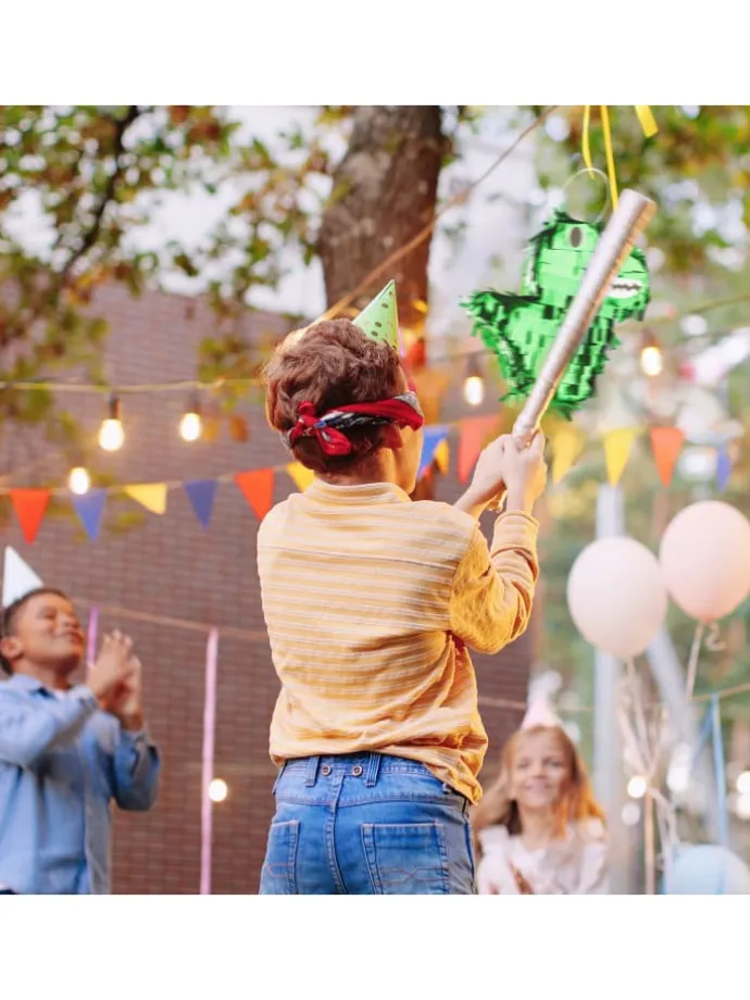 Pinata "Dino" in Grün