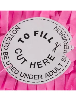 Pinata Zahl 6 in Bunt