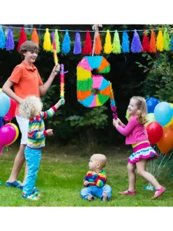 Pinata Zahl 7 in Bunt