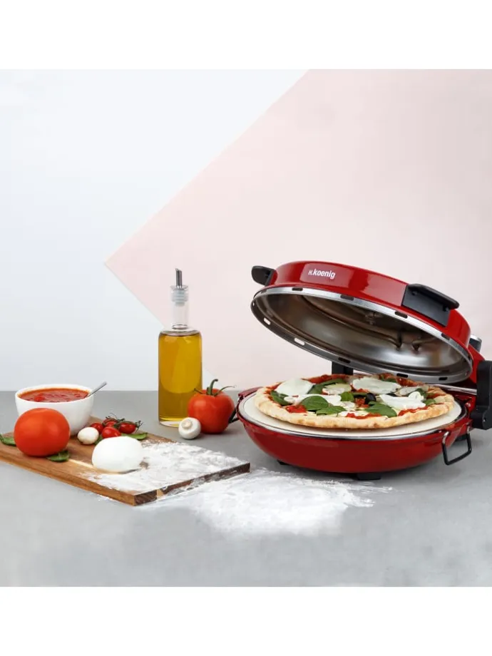 Pizzaofen NAPL350 in Rot