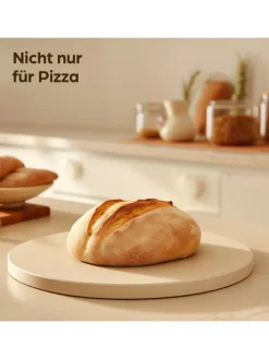 Pizzastein für Backofen & Gasgrill inkl. Pizzasschieber - 2er Set