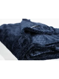 Plaid "Comfy" in Dunkelblau