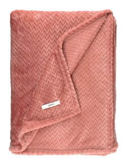 Plaid "Comfy" in Rosa