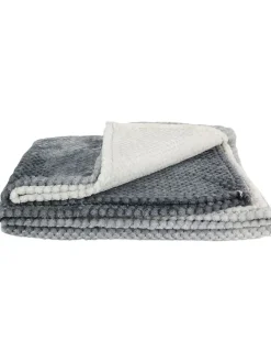 Plaid in Grau - (L)200 x (B)150 cm