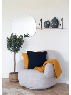 Plaid in Senf- (L)170 x (B)130 cm