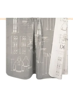 Plaid ''Slide'' in Grau/ Creme - (L)200 x (B)150 cm