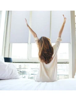 Plissee in Weiß - (L)130 x (B)60 cm