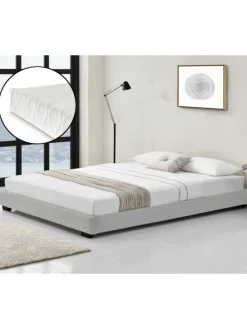 Polsterbett Solingen in Weiß (B)140cm