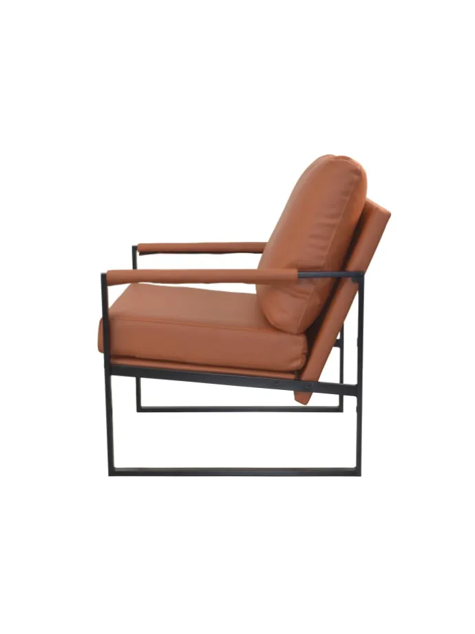 Polstersessel in braun