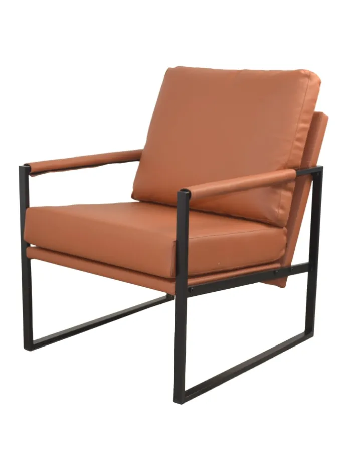 Polstersessel in braun