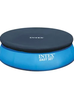 Pool-Abdeckung in Blau - Ø221 cm