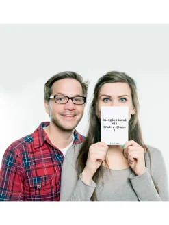 Postkarte Kinder Energiebündel mit Spruch in Weiß