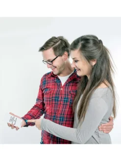 Postkarte Nichte Chaos-Prinzessin mit Spruch in Weiß