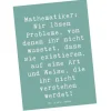 Postkarte Spruch Mathematiker Magie mit Spruch in Meeresbrise