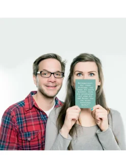 Postkarte Spruch Mathematiker Magie mit Spruch in Meeresbrise