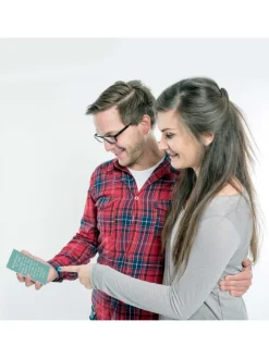 Postkarte Spruch Mathematiker Magie mit Spruch in Meeresbrise