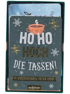 Postkarten-Adventskalender "Ho Ho Hoch die Tassen!"