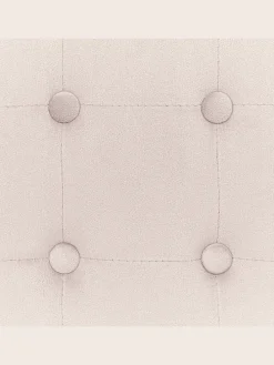 Pouf WISCONSIN in Beige - (W) 36 x (H) 39 x (L) 36 cm