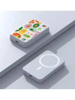 Powerbank in Bunt/ Weiß - 10.000 mAh